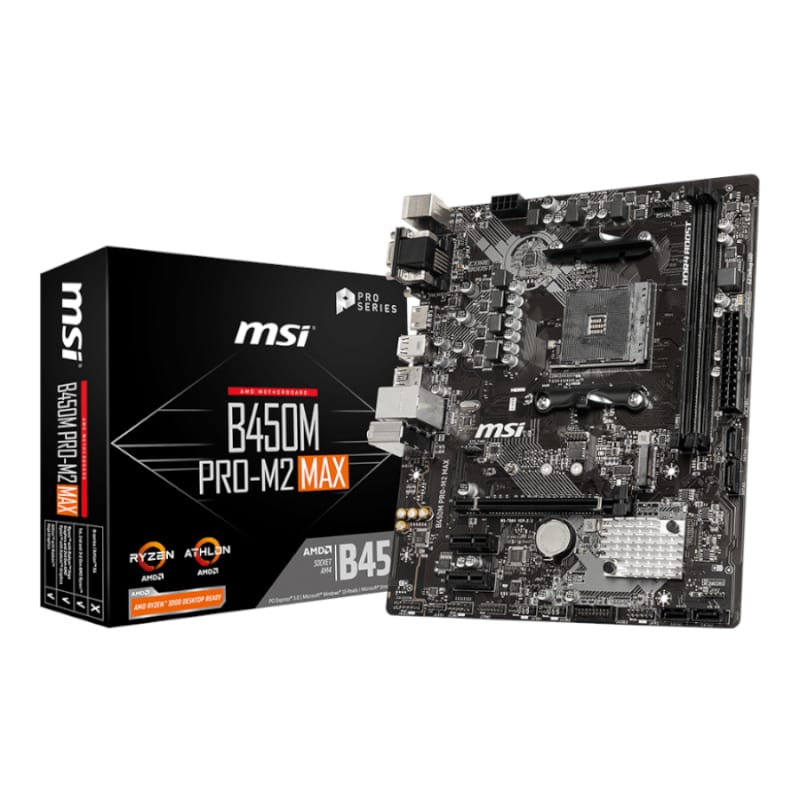 MSI B450M PRO M2 MAX AMD AM4 M ATX Gaming Motherboard TecAfrica