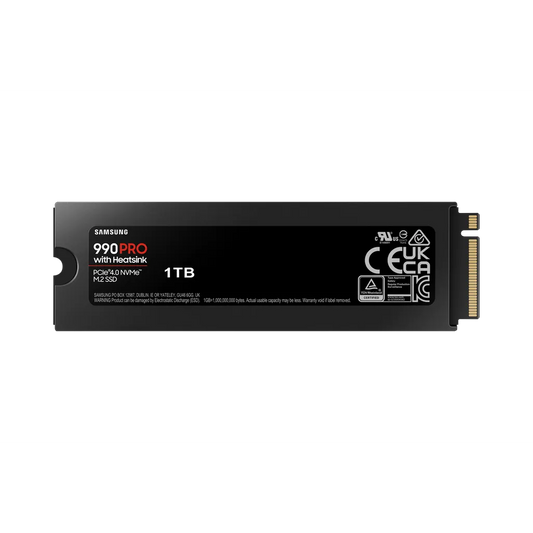 SAMSUNG 990 PRO 1 TB NVME SSD W/HEATSINK