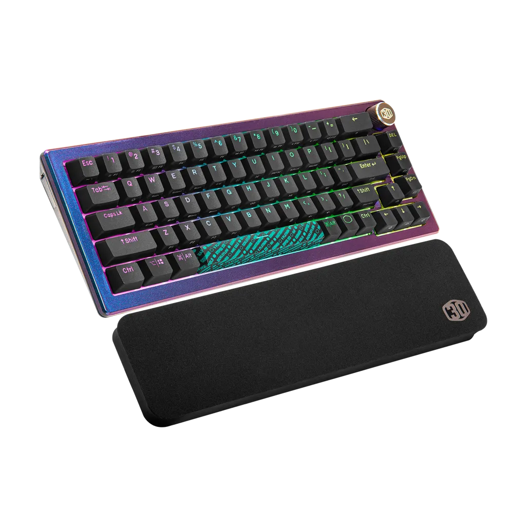 Cooler Master Peripherals MK721 30th Anniversary Edition, 65%, Wired & Wireless, USB + RF Wireless + Bluetooth, Mechanical, QWERTY, LED