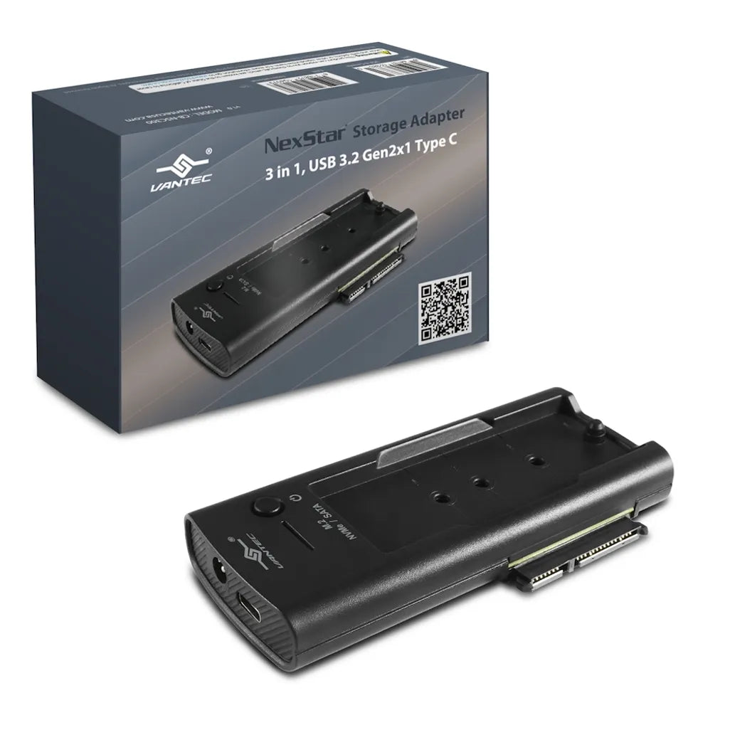 NexStar Storage Adapter; 3 in 1; USB 3.2 Gen2x1 Type C