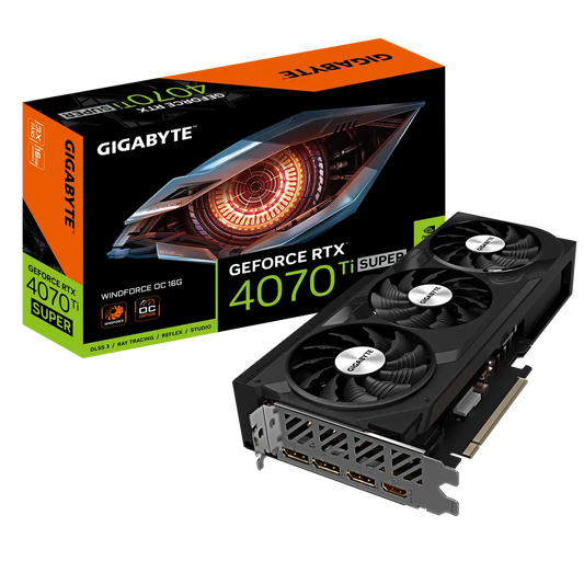 GIGABYTE GeForce RTX 4070 Ti SUPER WINDFORCE OC 16G