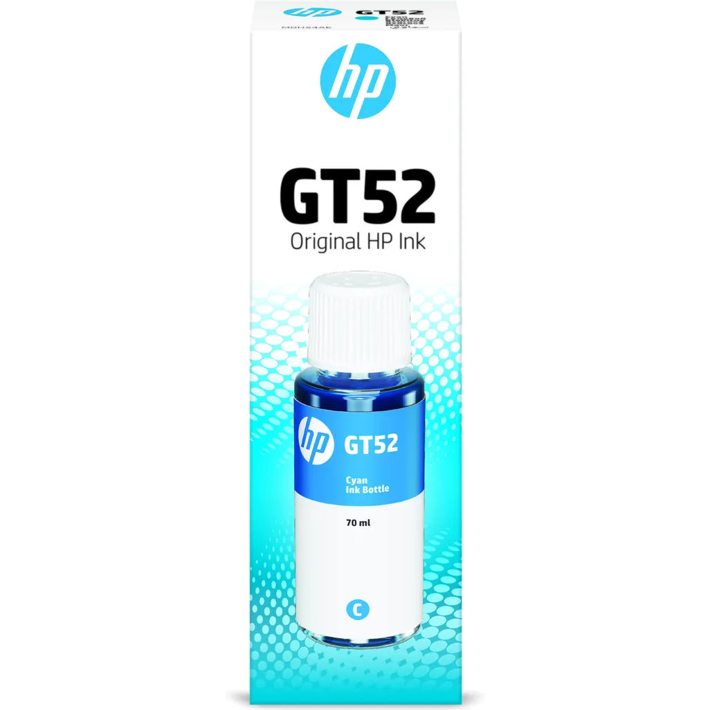 HP GT52 CYAN ORIGINAL INK BOTTLE