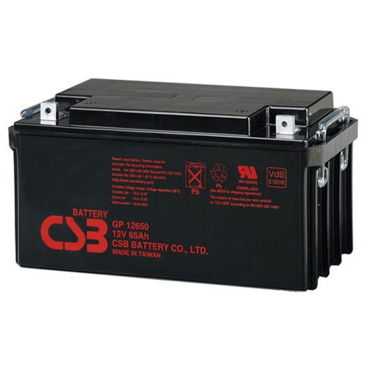 CSB 12V 65Ah VRLA AGM Lead Acid Battery GP12650