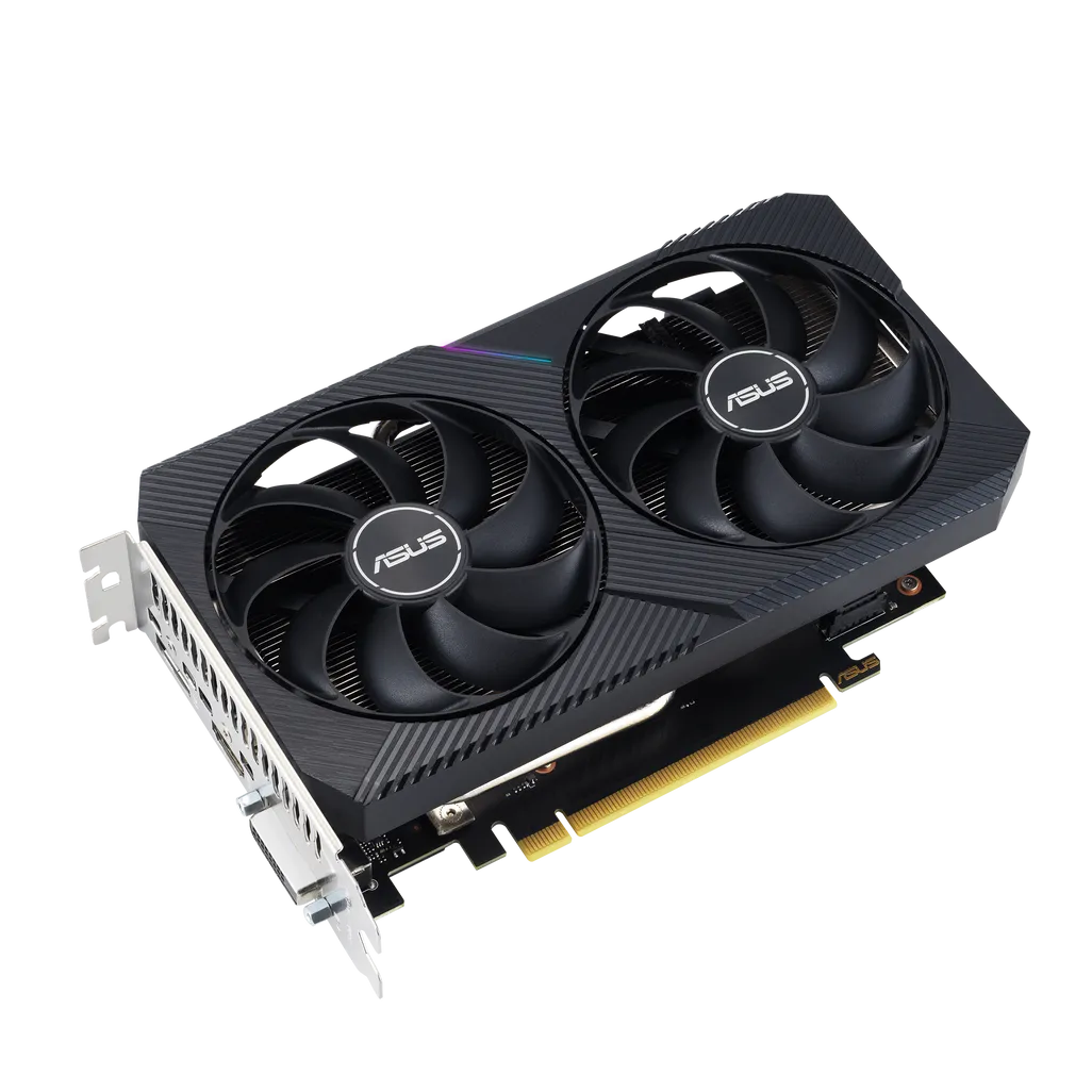 ASUS Dual -RTX3050-O8G-V2, GeForce RTX 3050, 8 GB, GDDR6, 128 bit, 7680 x 4320 pixels, PCI Express 4.0