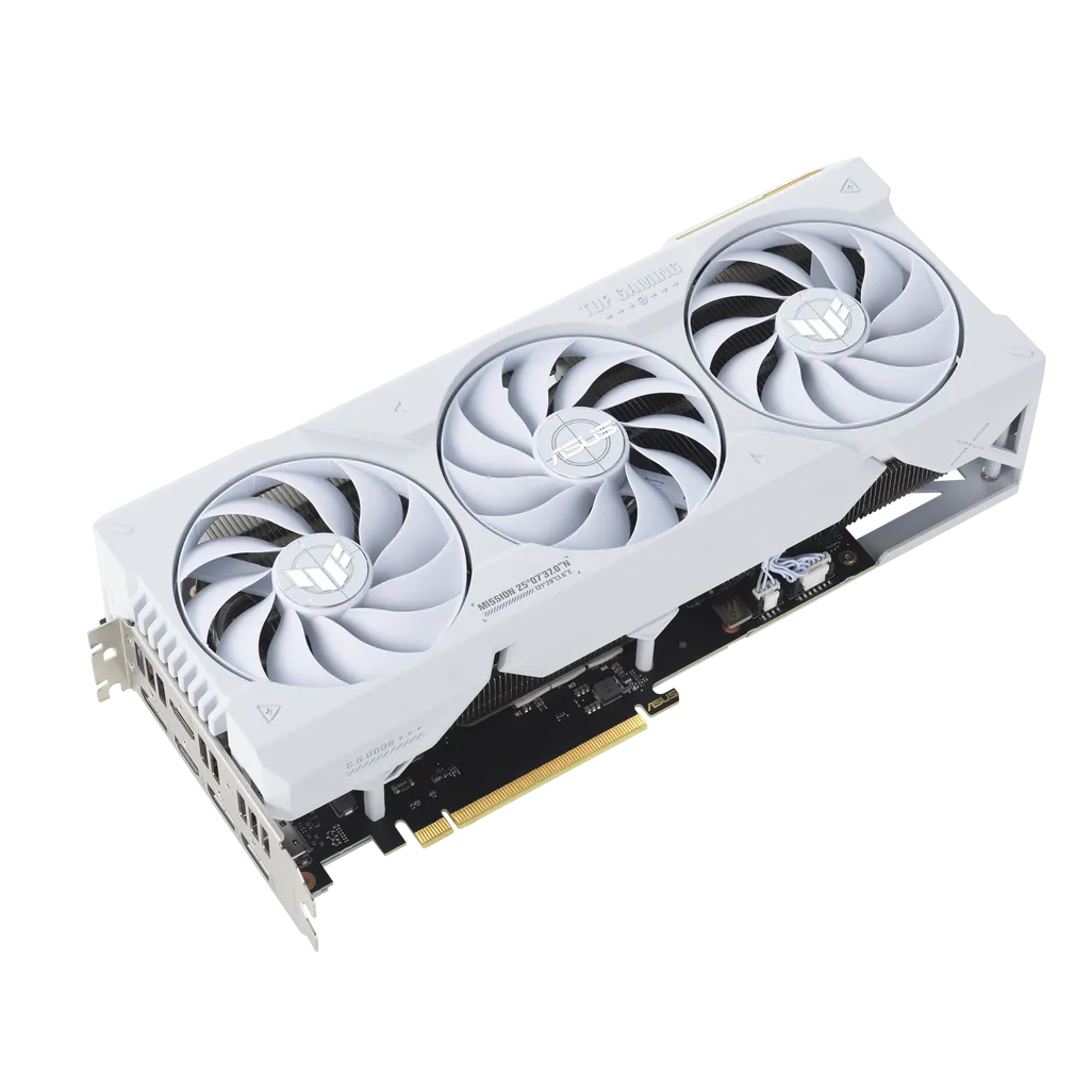 ASUS TUF Gaming TUF-RTX4070TIS-O16G-WHITE-GAMING, GeForce RTX 4070 Ti SUPER, 16 GB, GDDR6X, 256 bit, 7680 x 4320 pixels, PCI Express 4.0