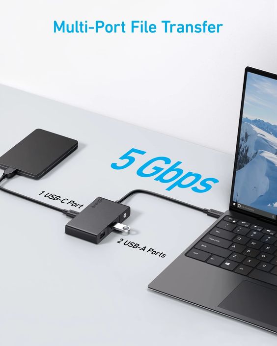 Anker 332 USB-C Hub (5-in-1, 4K HDMI)