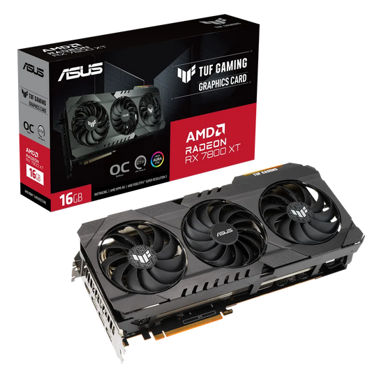 ASUS TUF-RX7800XT-O16G-OG-GAMING, Radeon RX 7800 XT, 16 GB, GDDR6, 256 bit, 7680 x 4320 pixels, PCI Express 4.0