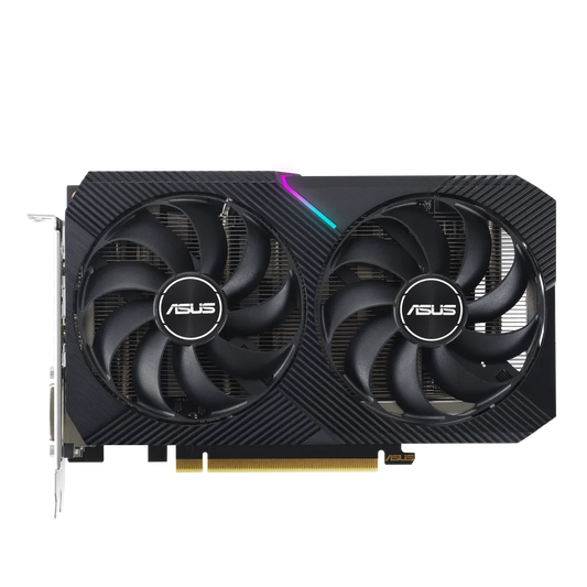 ASUS Dual -RTX3050-O8G-V2, GeForce RTX 3050, 8 GB, GDDR6, 128 bit, 7680 x 4320 pixels, PCI Express 4.0