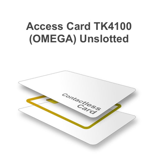 TK4100 (OMEGA) UNSLOTTED PROX CARDS (PK 50) – NUMBERED (PK 50)