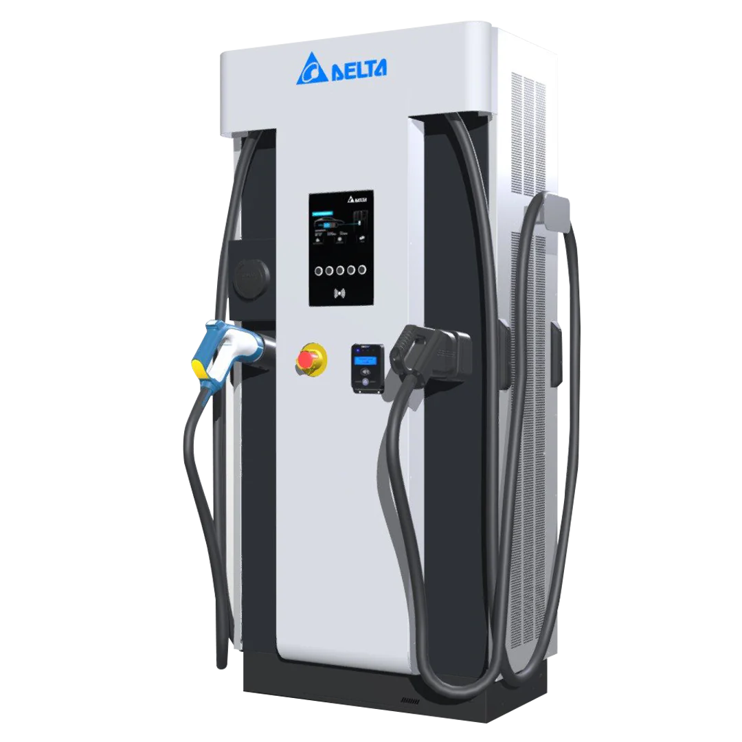 Delta EV Fast charger, 100kW, 920VDC, 2xCCS2 guns