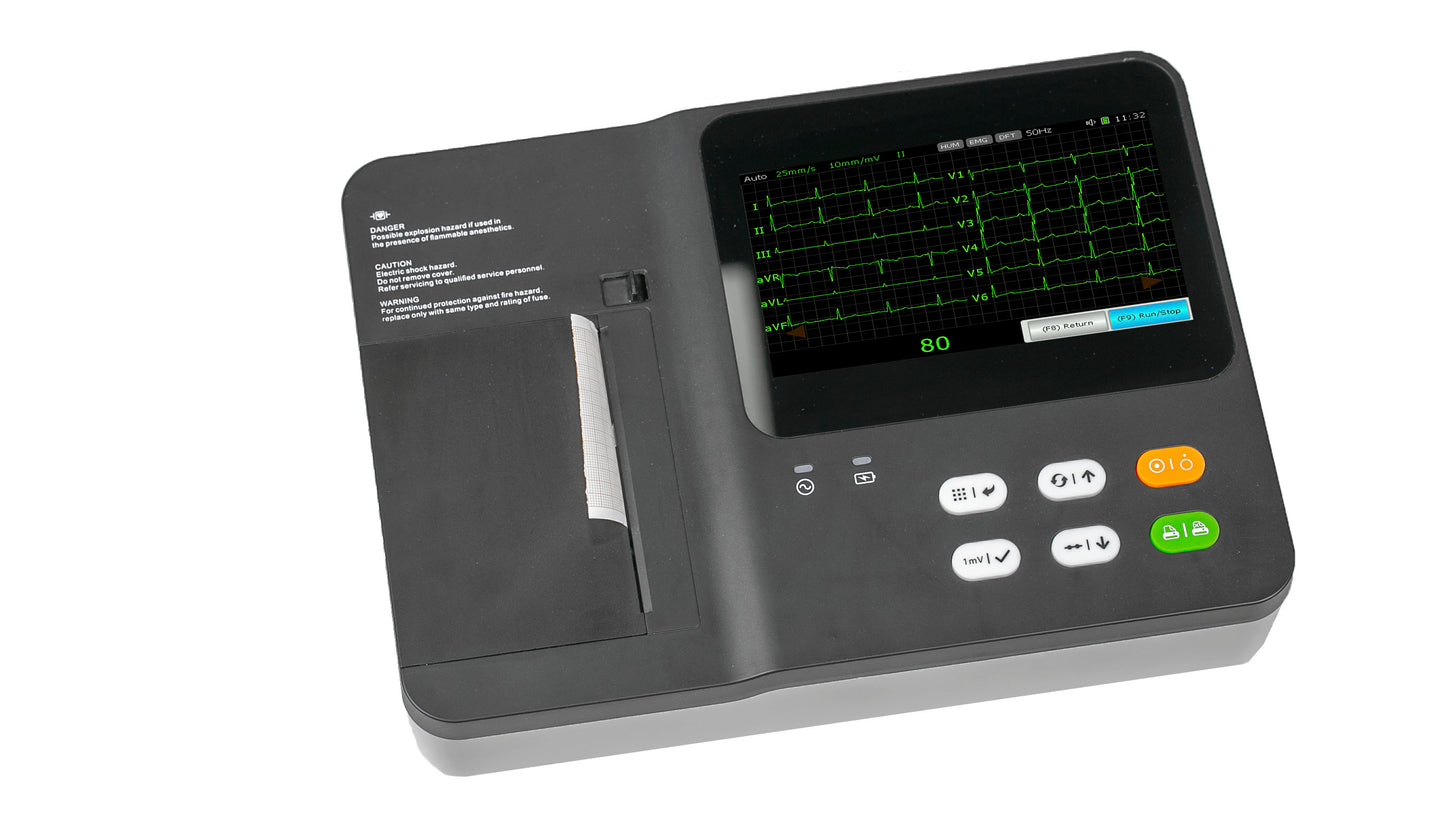 3 channel/6 channel electrocardiogram (ECG)  Machine