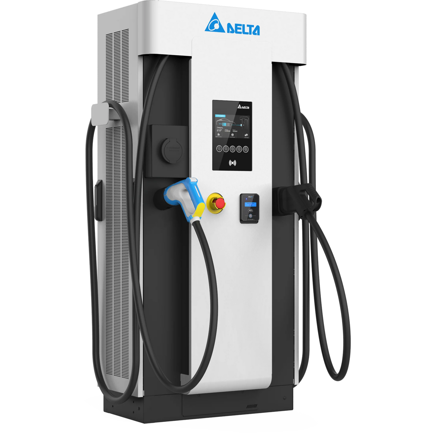 Delta EV Fast charger, 100kW, 920VDC, 2xCCS2 guns