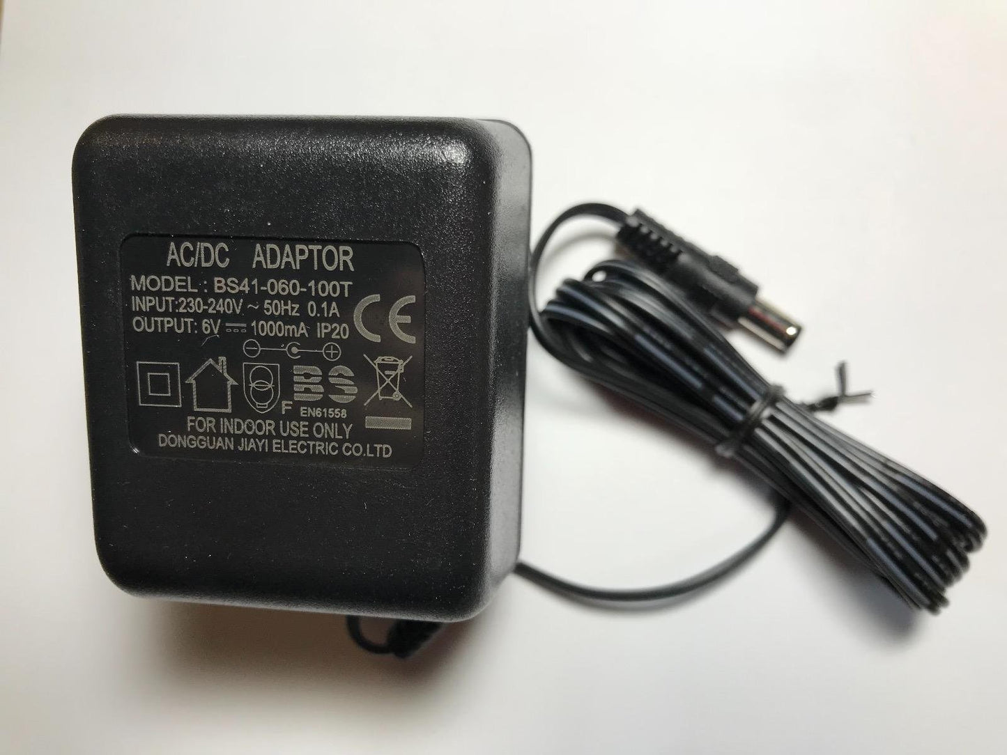 6V 500mA AC/DC ADAPTOR BATTERY CHARGER for MODEL LK-D060050