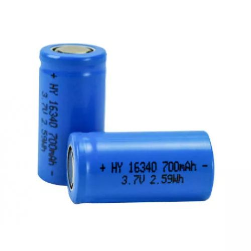 16340 Battery 700mAh Li-ion 3.7V