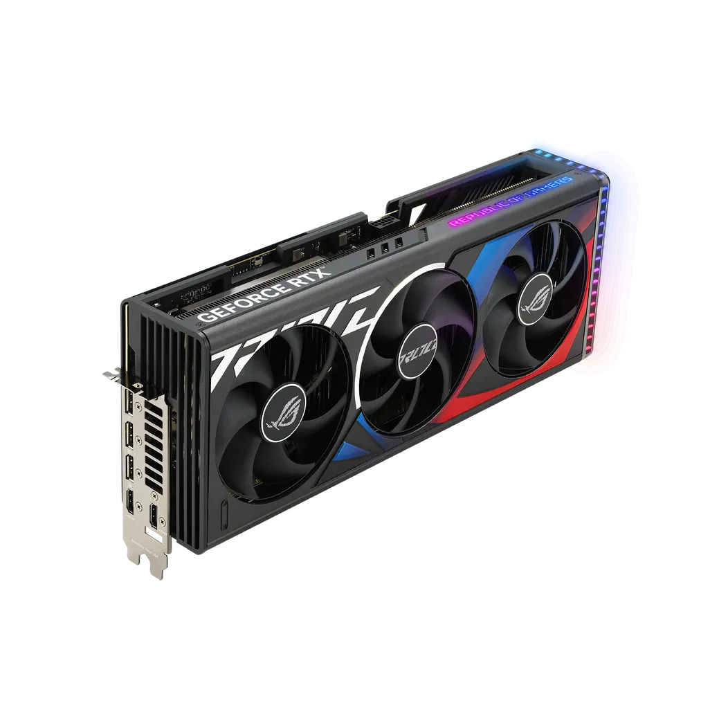 ASUS ROG -STRIX-RTX4080S-O16G-GAMING, GeForce RTX 4080 SUPER, 16 GB, GDDR6X, 256 bit, 7680 x 4320 pixels, PCI Express 4.0