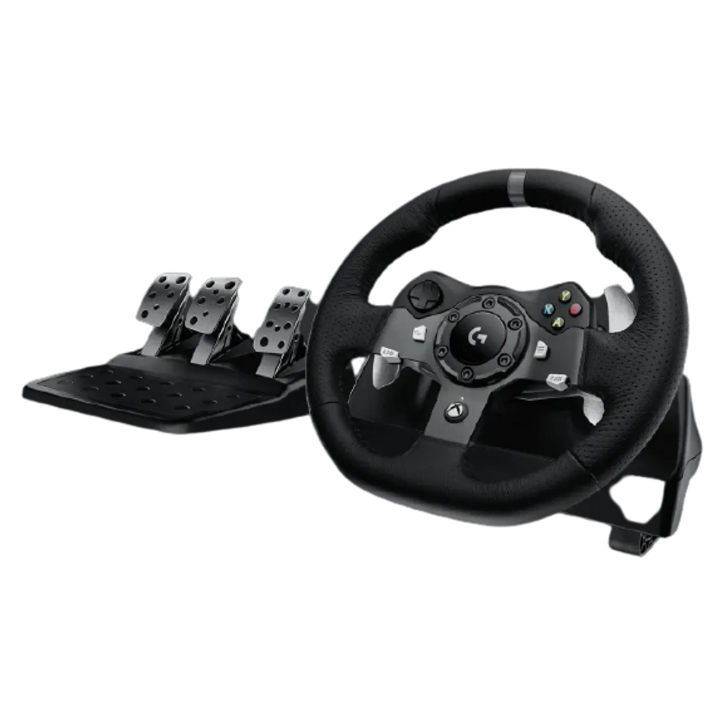 Logitech G G920 Driving Force Racing Wheel, Steering wheel + Pedals, PC, Xbox One, Xbox Series S, Xbox Series X, D-pad, Analogue / Digital, Wired, USB 2.0