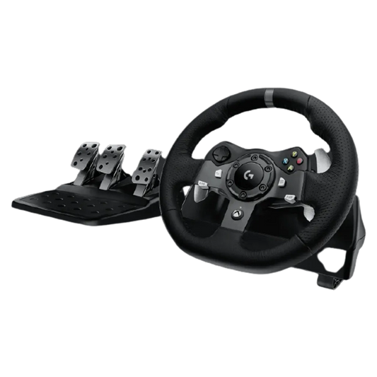 Logitech G G920 Driving Force Racing Wheel, Steering wheel + Pedals, PC, Xbox One, Xbox Series S, Xbox Series X, D-pad, Analogue / Digital, Wired, USB 2.0