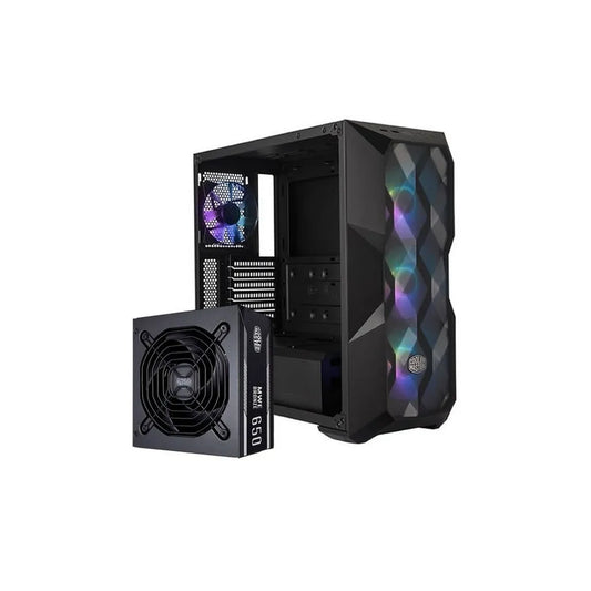 Cooler Master MasterBox TD500 Mesh Mid Tower Case + 650W