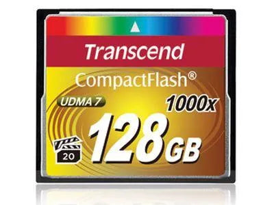 TRANSCEND 128GB COMPACT FLASH 1000X