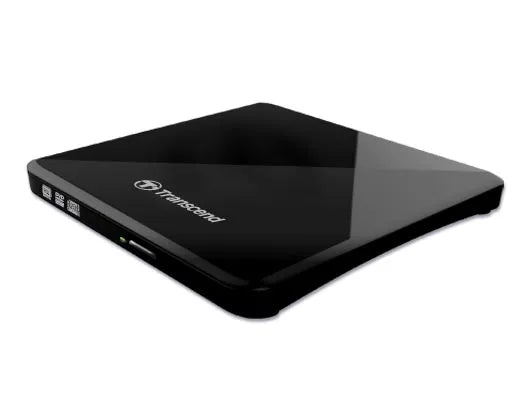 TRANSCEND 8X ULTRA-SLIM USB DVD-RW - BLACK