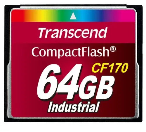 TRANSCEND 64GB CF170 INDUSTRIAL GRADE CF CARD - MLC