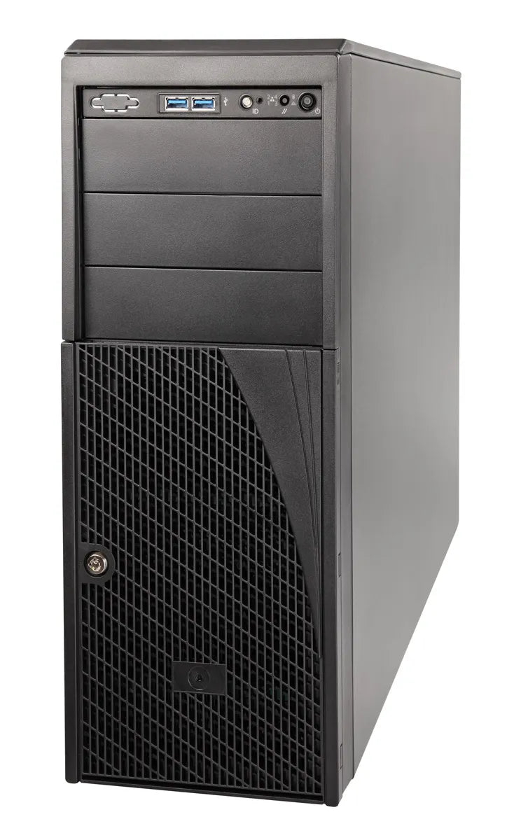 INTEL 4U PEDESTAL CHASSIS - FIXED HDD BAYS; H/S FANS; PSU & RPSU not included; designed for the Intel Server Board S2600