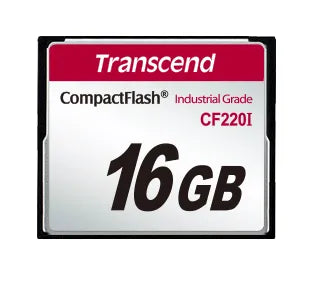 TRANSCEND 16GB CF220I INDUSTRIAL GRADE CF CARD - SLC