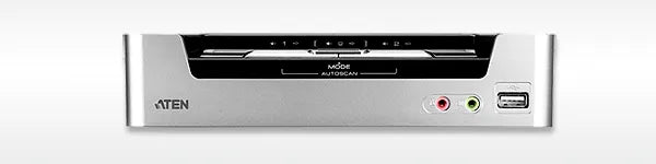 ATEN 2-port USB HDMI KVMP Switch/W/(US/EU/OUT) ADP. ATEN