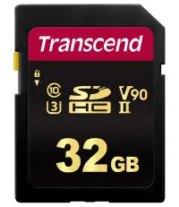 TRANSCEND 700S 32GB UHS-II U3 V90 CLASS 10 SDXC CARD - MLC