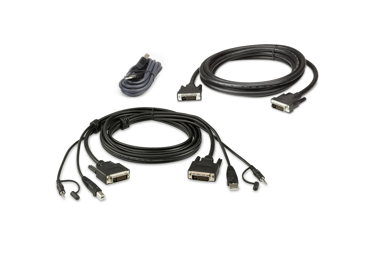 ATEN 1.8M USB DVI-D Dual Link Dual Display Secure KVM Cable Kit