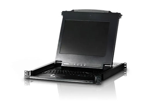 17'' SLIDEAWAY CONSOLE PS/2 VGA LCD Console W/(US99KB/USKB/SPKB)/W/(US/EU/OUT) CORD ATEN.