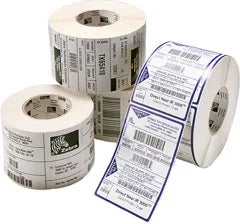 Zebra Label; Paper; 32x25mm; Direct Thermal; Z-Select 2000D; Coated; Permanent Adhesive; 25mm Core; Perforation