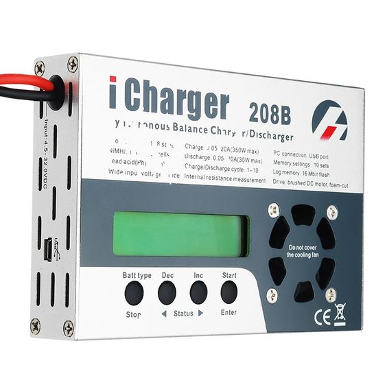 iCharger 208B 350W 20A 1-8S DC Lipo Battery Balance Charger(NO ACCESSORIES INCLUDED)