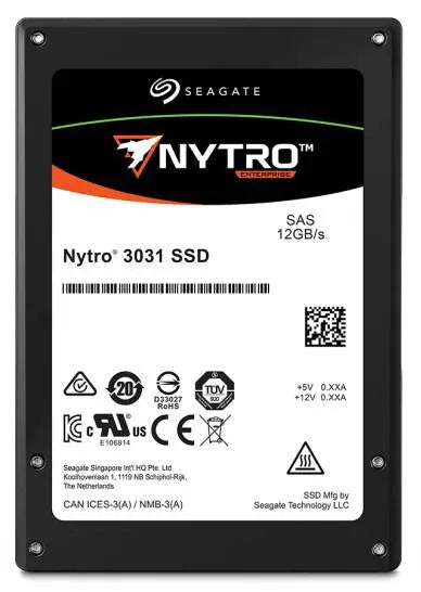 Seagate Enterprise Nytro 3731 2.5-inch 400GB SAS 3D eTLC Internal SSD