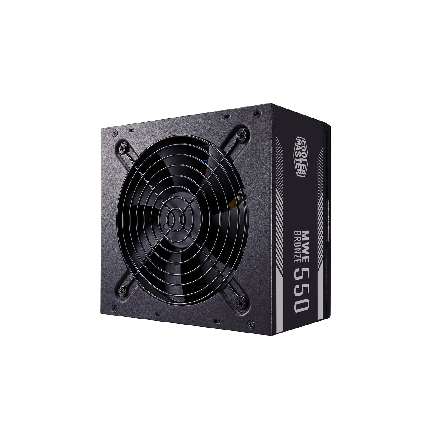 COOLER MASTER MASTERWATT BRONZE V2 550W ATX POWER SUPPLY; 80+ BRONZE; Flat; Black Cables; 5Y WARRANTY