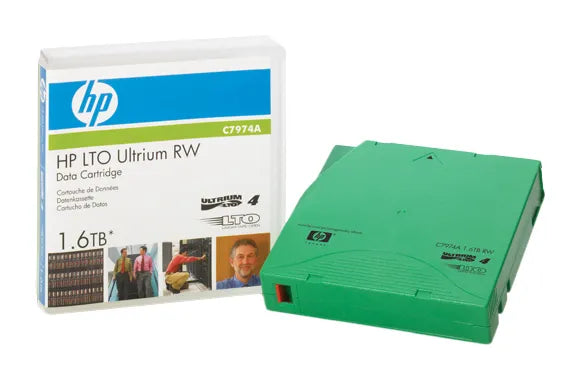 HP LTO-4 Ultrium 800 GB - 1.6 TB RW GREEN Data Cartridge (EACH/PER UNIT) (CLEANING CARTRIDGE C7978A)