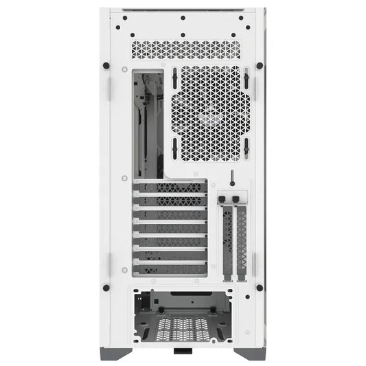 5000D Tempered Glass Mid-Tower; White