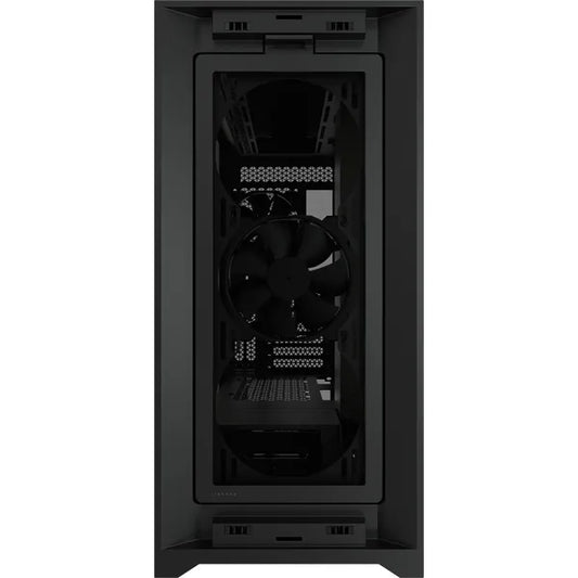 5000D Airflow Tempered Glass Mid-Tower; Black