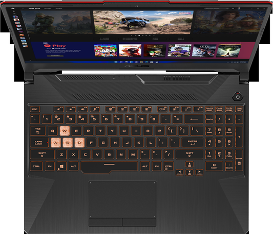 15.5'' FHD/ I5-10300H/ DDR4 8GB/ 512GB M.2 PCIE 3.0 SSD/ NVIDIA GeForce GTX 1650/ WIN11 HOME/ 1YR PUR/ BLACK/ Asus TUF Gaming