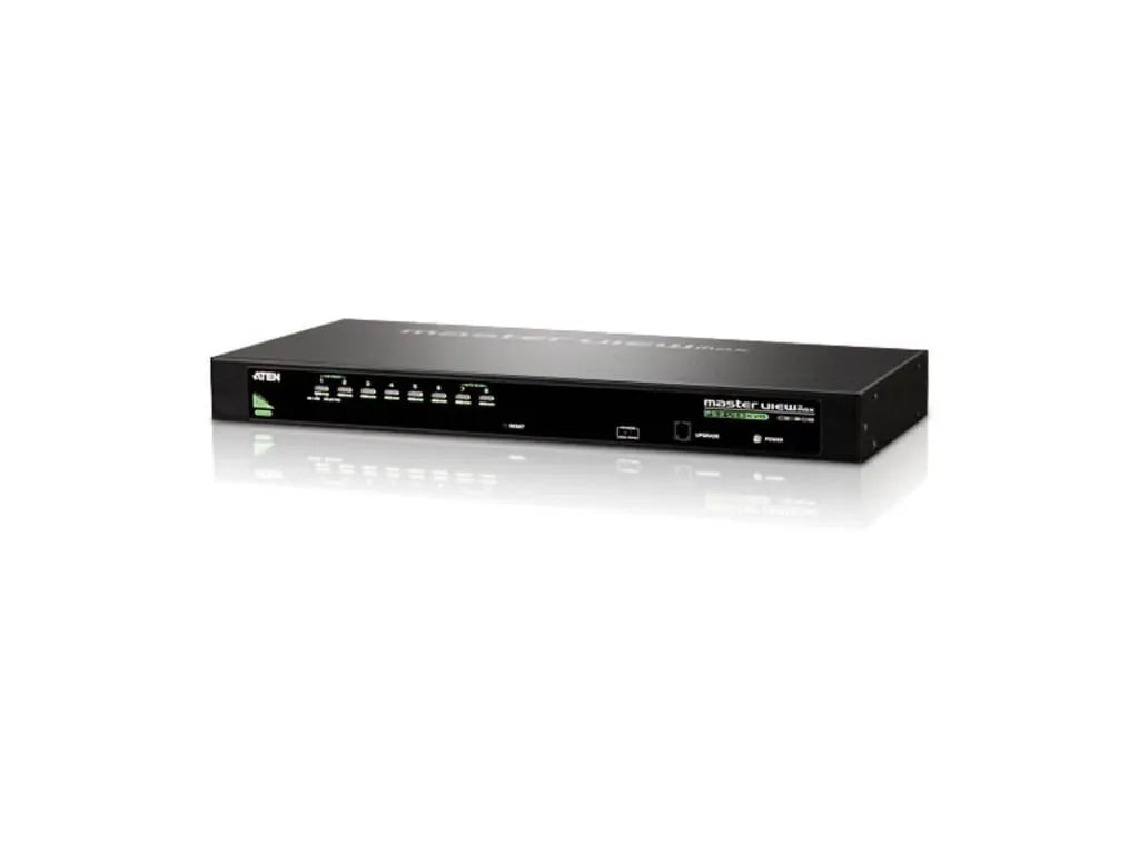 ATEN 8-Port PS/2-USB  VGA KVM Switch /Cascade/W/(US/EU/OUT) ADP. ATEN