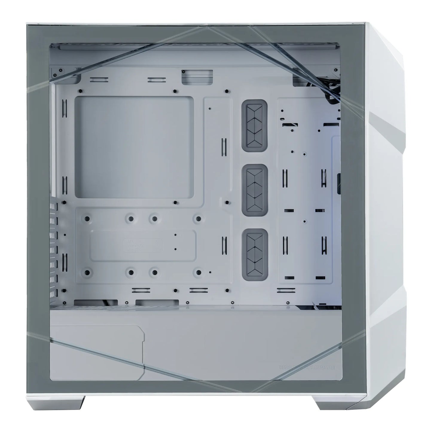 CM Case TD500 V2 ATX; Mesh White with Diamond Cut Design;Windowed; 3x 120mm RGB Fans.