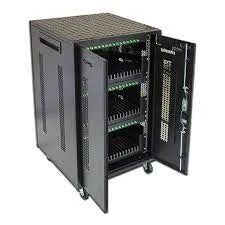 54 WAY VERTICAL NOTEBOOK TROLLEY RE-FRNT DOORS; PDU; FANS CASTOR