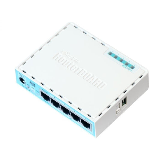 MikroTik hEX 5 Port Gigabit Desktop Router | RB750Gr3 (REFURB UNIT)