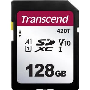 TRANSCEND 128GB SDC420T HIGH ENDURANCE SD CARD SDXC V10 U1 A1