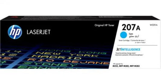 HP 207A Cyan LaserJet Toner Cartridge;1;250 pages