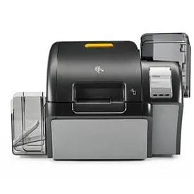 Zebra Printer ZXP Series 9; Dual Sided; UK/EU Cords; USB; 10/100 Ethernet; Contact Encoder and Contactless Mifare