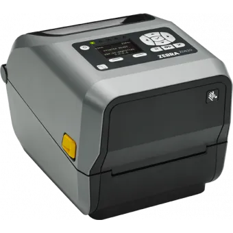 Zebra DT Printer ZD620; Standard EZPL; 203 dpi; EU and UK Cords; USB; USB Host; BTLE; Serial; Ethernet; Cutter